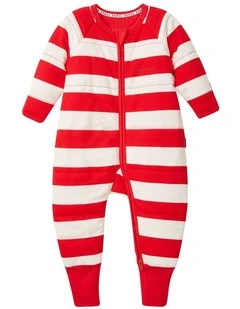 Padded Zip Wondersuit in Multi