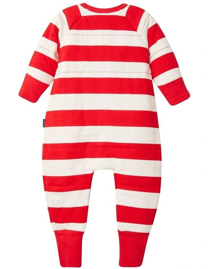 Padded Zip Wondersuit in Multi image 2