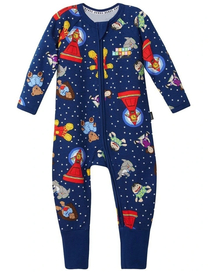 Play School Zip Wondersuit in Blue image 1