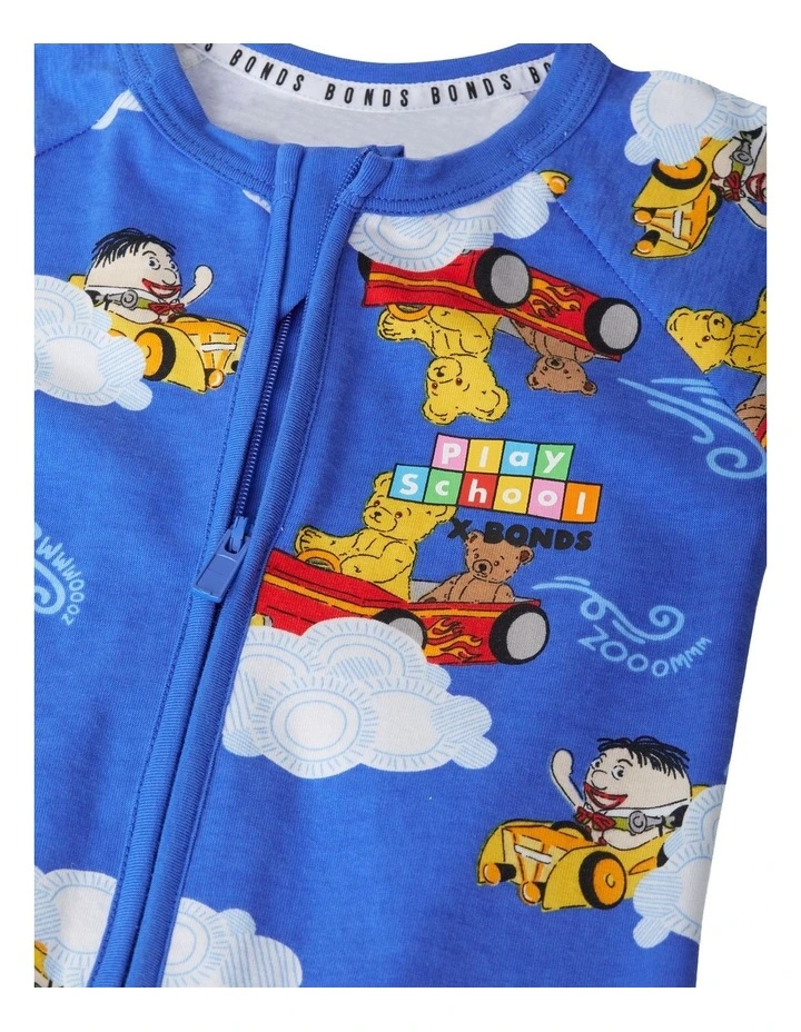 Play School Zip Wondersuit in Blue image 3