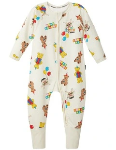 Play School Zip Wondersuit in Cream