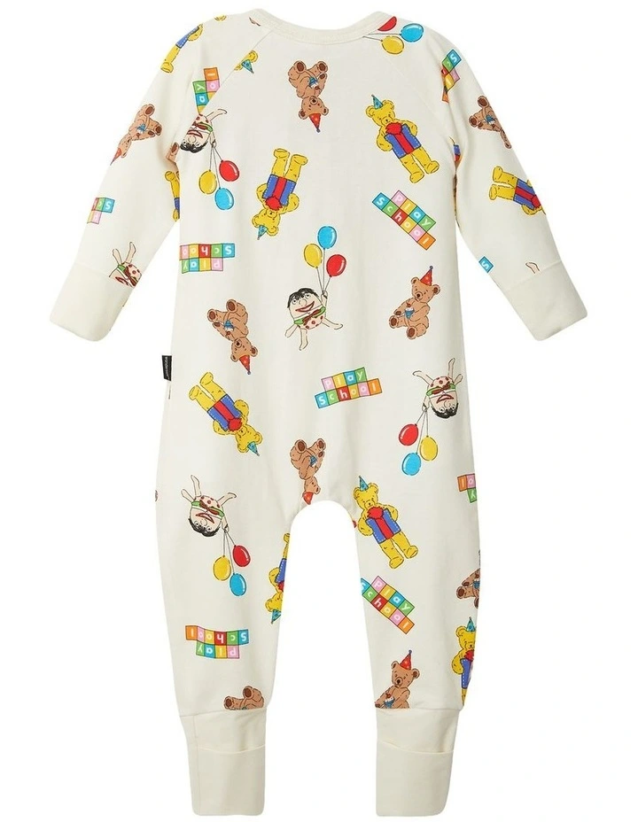 Play School Zip Wondersuit in Cream image 2