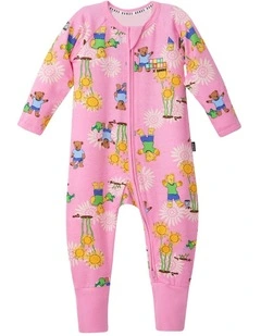 Play School Zip Wondersuit in Pink
