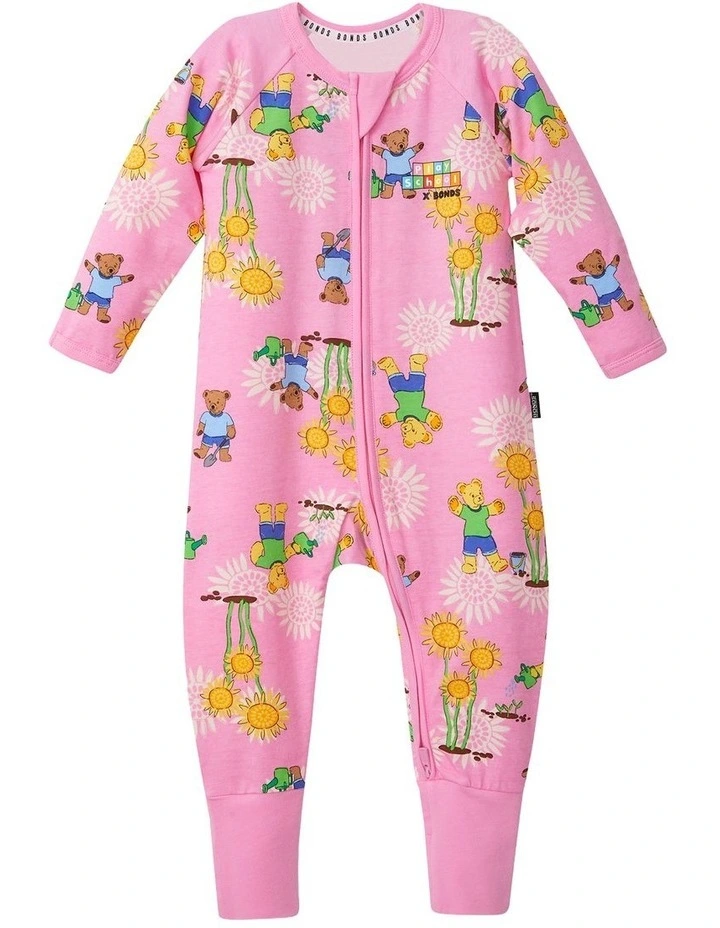 Play School Zip Wondersuit in Pink image 1