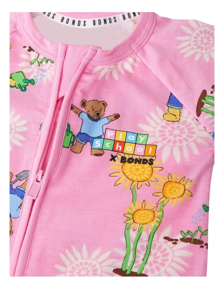 Play School Zip Wondersuit in Pink image 3