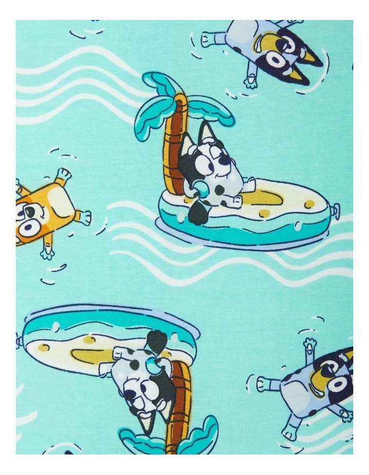 Baby Bluey x Bonds Zip Wondersuit in Print Jvu image 4