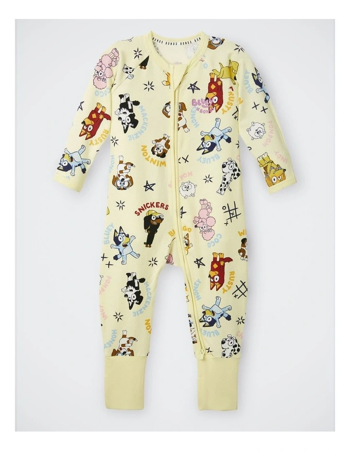 Baby Bluey x Bonds Zip Wondersuit in Print Zwj image 1