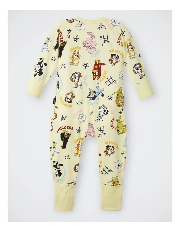 Baby Bluey x Bonds Zip Wondersuit in Print Zwj image 2