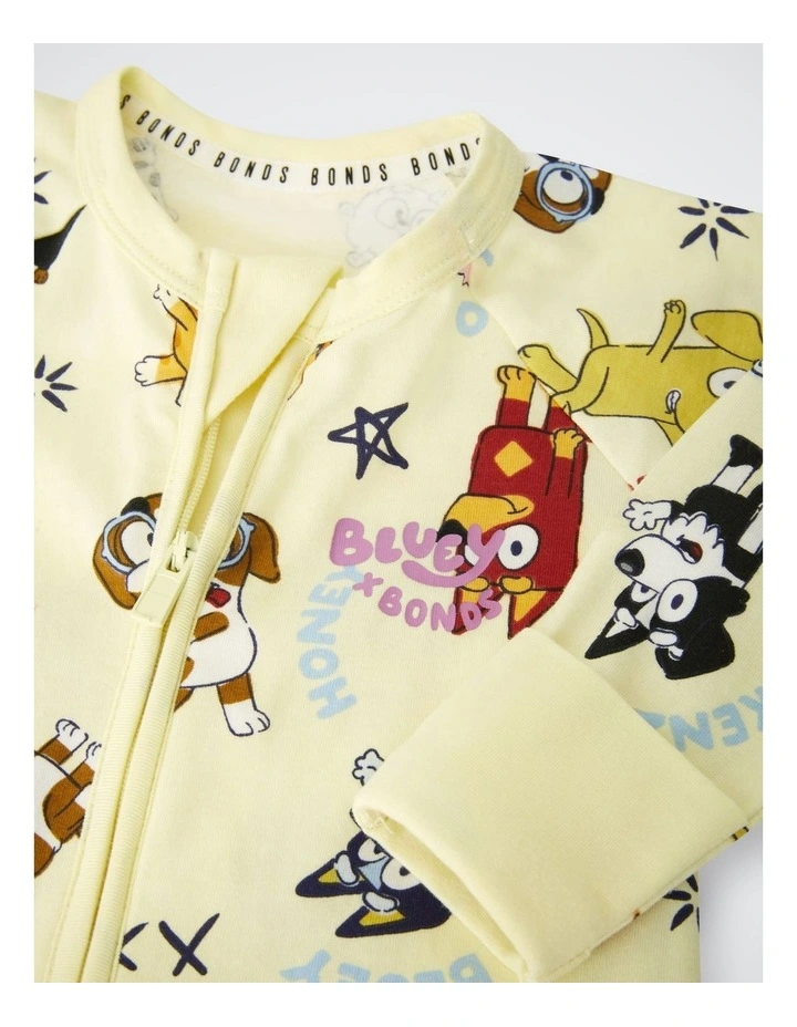 Baby Bluey x Bonds Zip Wondersuit in Print Zwj image 3