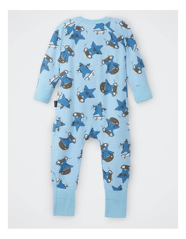 Baby Zip Wondersuit in Skater Dude image 2