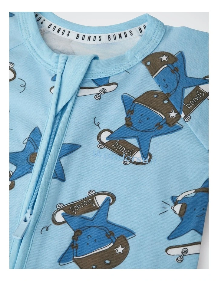Baby Zip Wondersuit in Skater Dude image 3