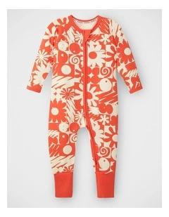 Baby Zip Wondersuit in Bonds Skater Crew