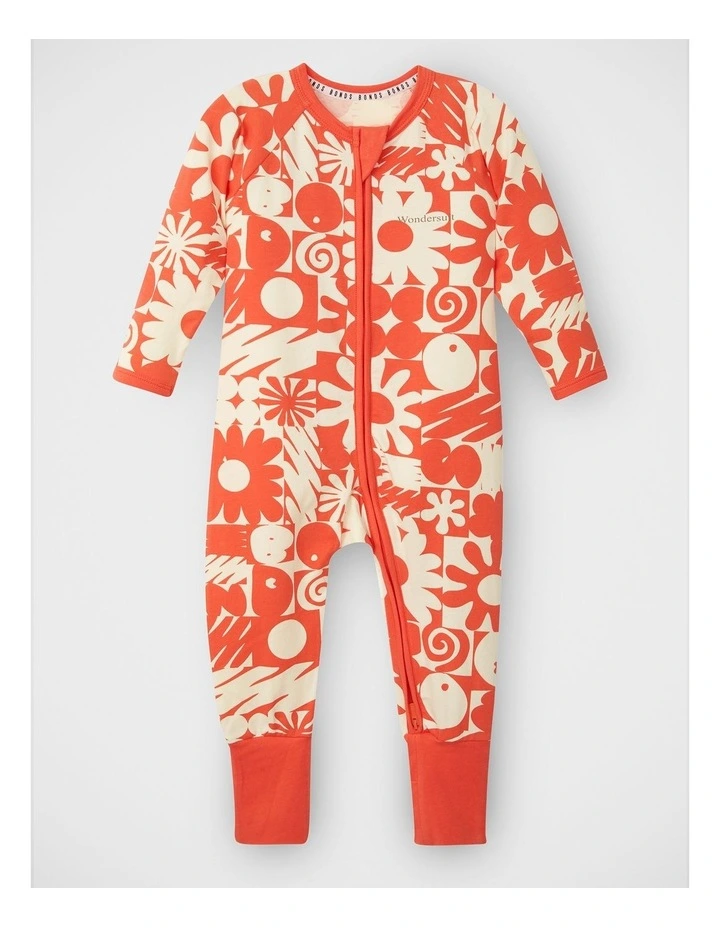 Baby Zip Wondersuit in Bonds Skater Crew image 1