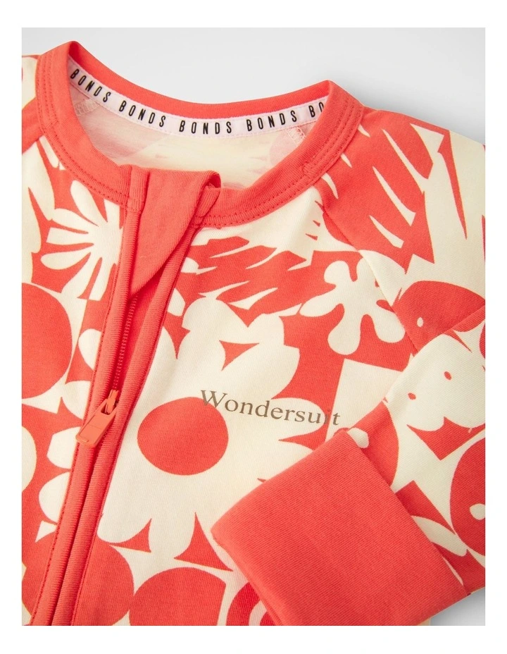 Baby Zip Wondersuit in Bonds Skater Crew image 3
