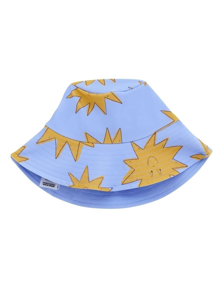 Baby Swim Bucket Hat in Blue image 2