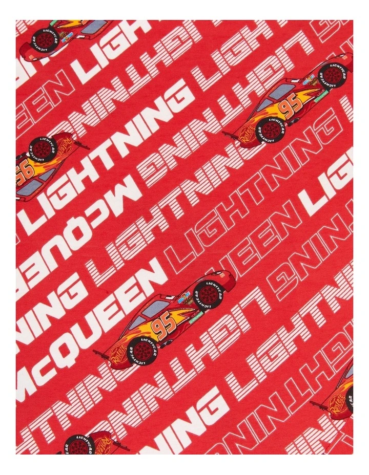 Short Sleeve Sleep Set in Red image 3