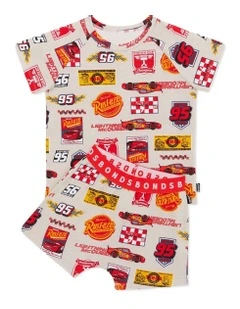Short Sleeve Sleep Set in Print Zly