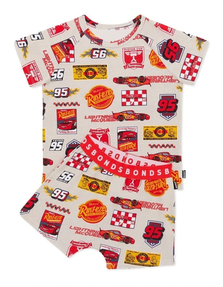 Short Sleeve Sleep Set in Print Zly image 1