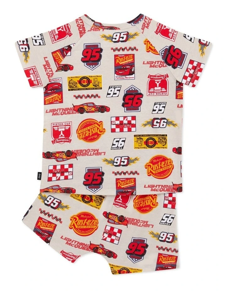 Short Sleeve Sleep Set in Print Zly image 2