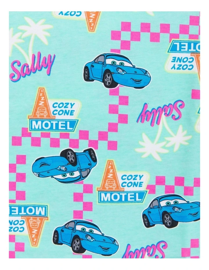 Short Sleeve Sleep Set in Blue image 3