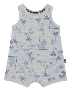 Wondercool Hot Days Suit in Beach Club Blue