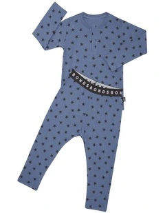 Long Sleeve Pointelle Sleep Set in Print Ybw