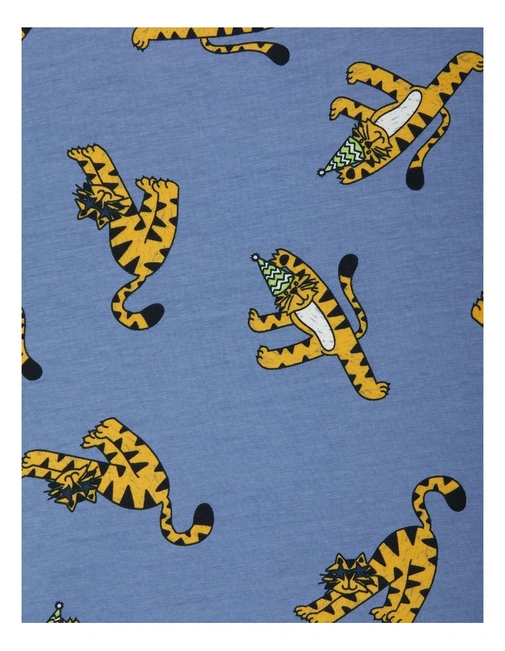 Long Sleeve Sleep Set in Print Yan image 3