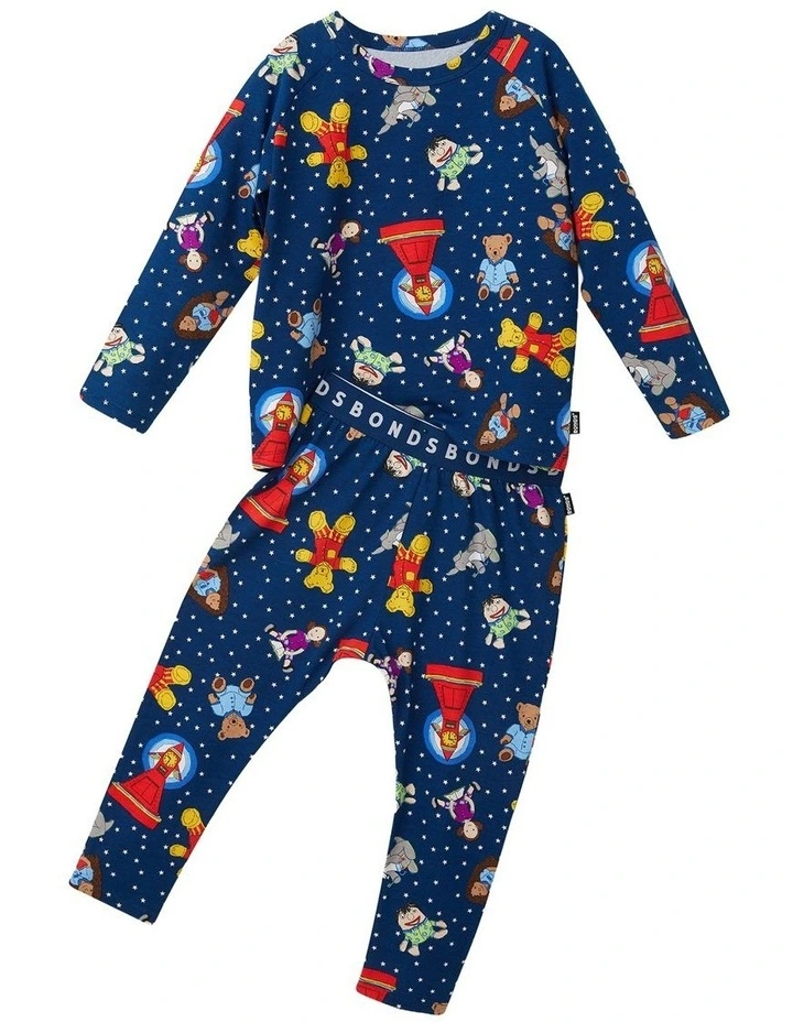 School Long Sleeve Sleep Set in Print image 1