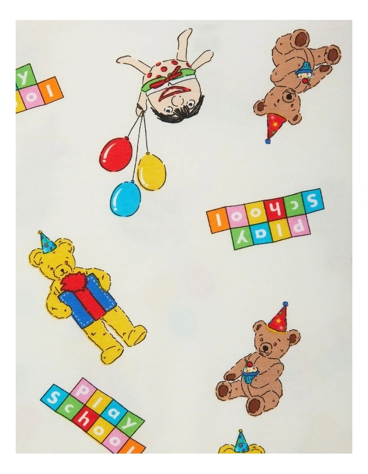 Play School Long Sleeve Sleep Set in Print Huz image 3
