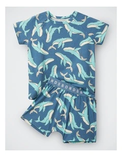 Kids Tee Sleep Set in Print Jqb