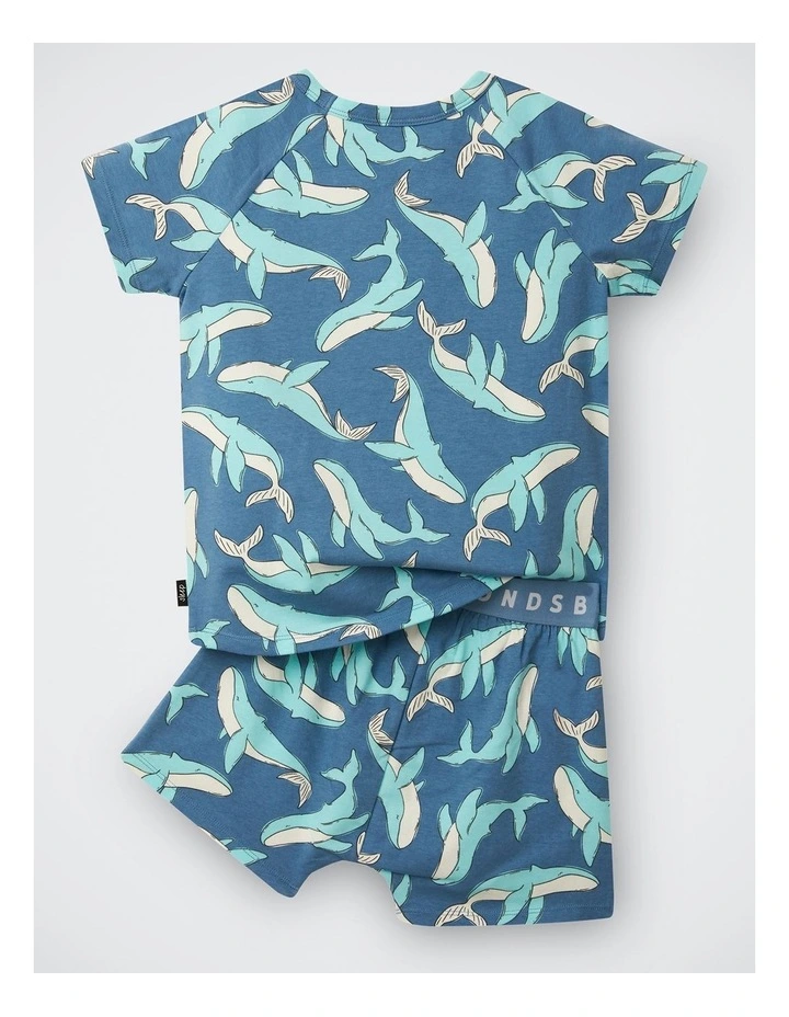 Kids Tee Sleep Set in Print Jqb image 2