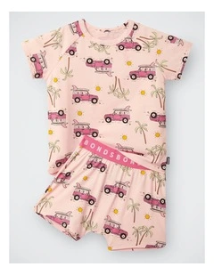Kids Tee Sleep Set in Print Jqf