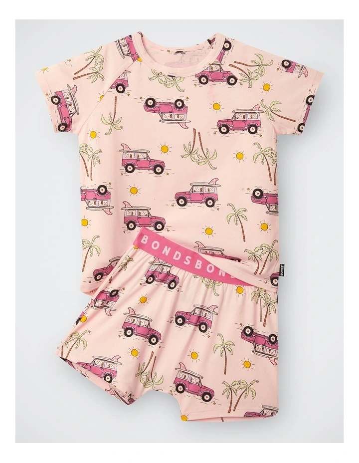 Kids Tee Sleep Set in Print Jqf image 1