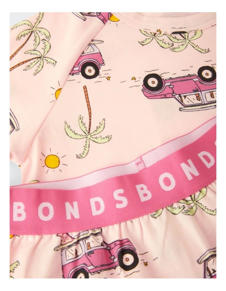 Kids Tee Sleep Set in Print Jqf image 3