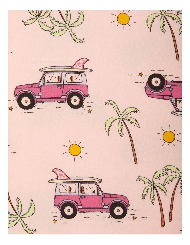 Kids Tee Sleep Set in Print Jqf image 4