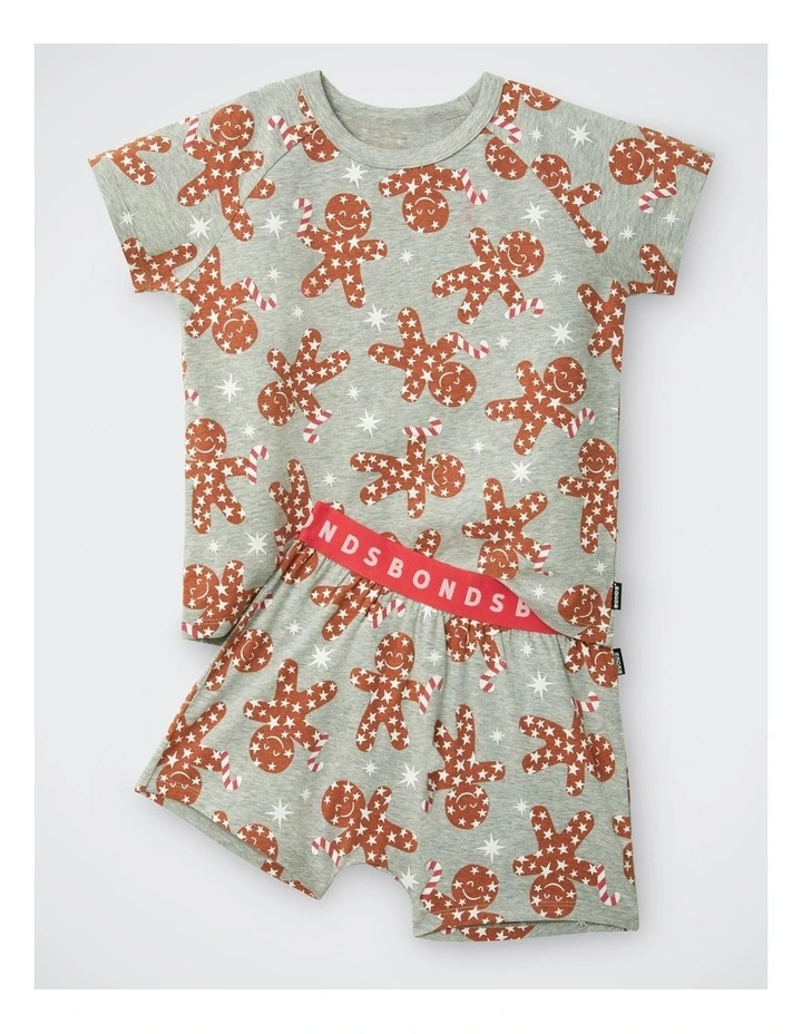 Kids Tee Sleep Set in Print Kz8 image 1