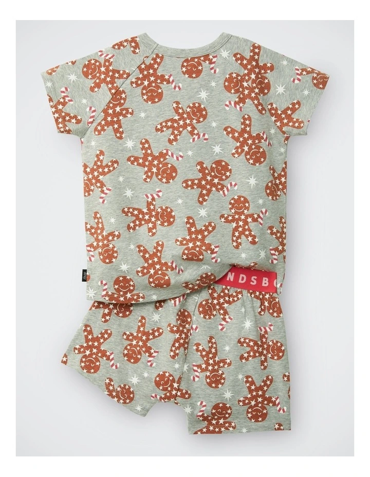 Kids Tee Sleep Set in Print Kz8 image 2