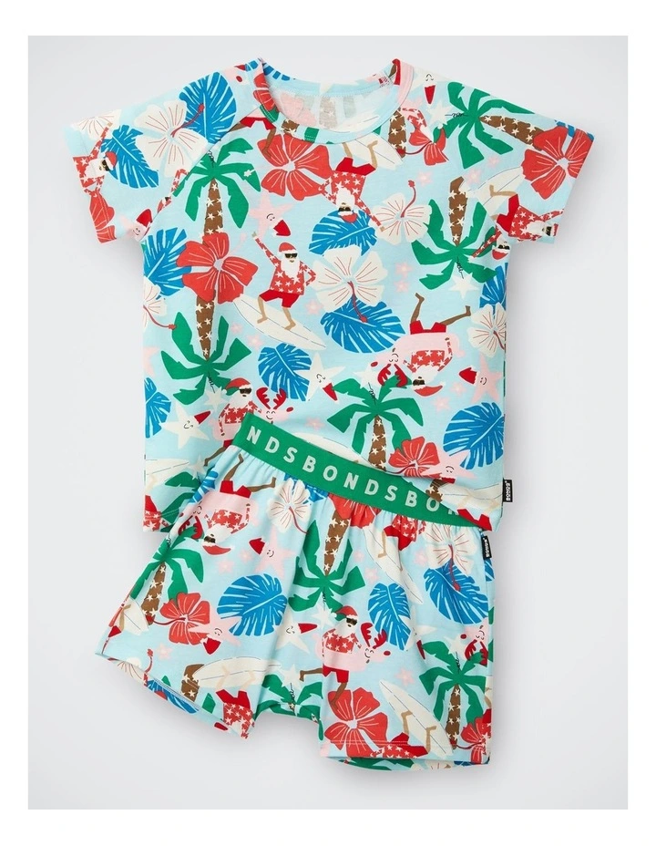 Kids Tee Sleep Set in Print Kzu image 1