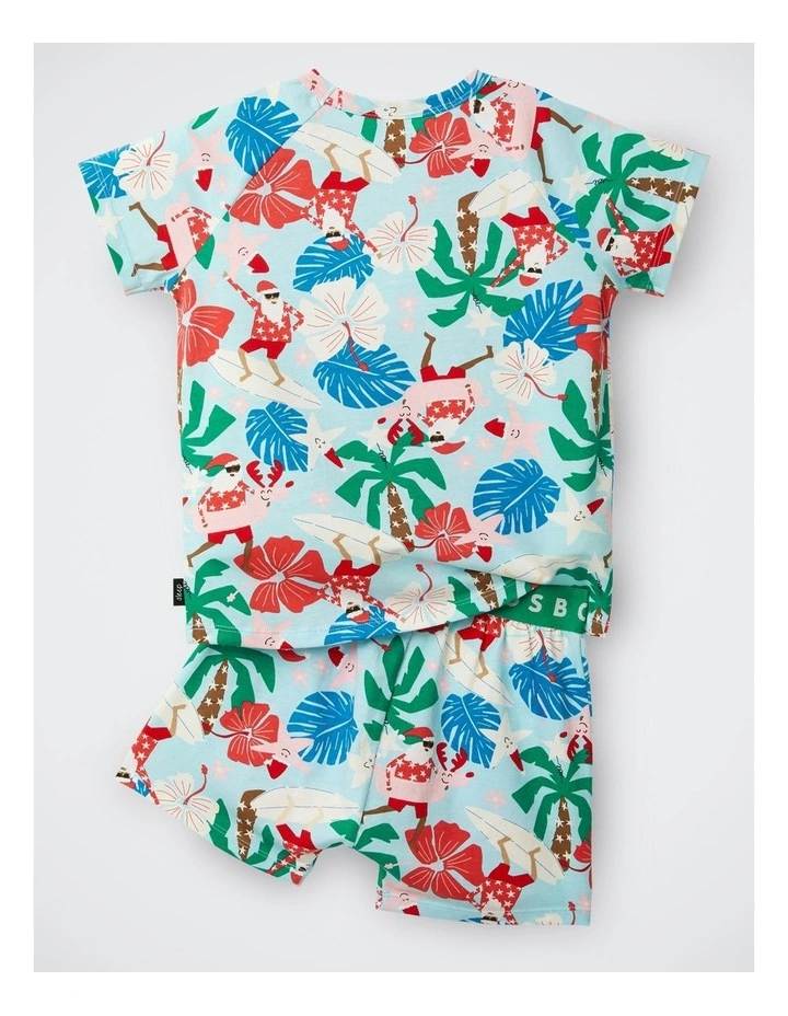 Kids Tee Sleep Set in Print Kzu image 2