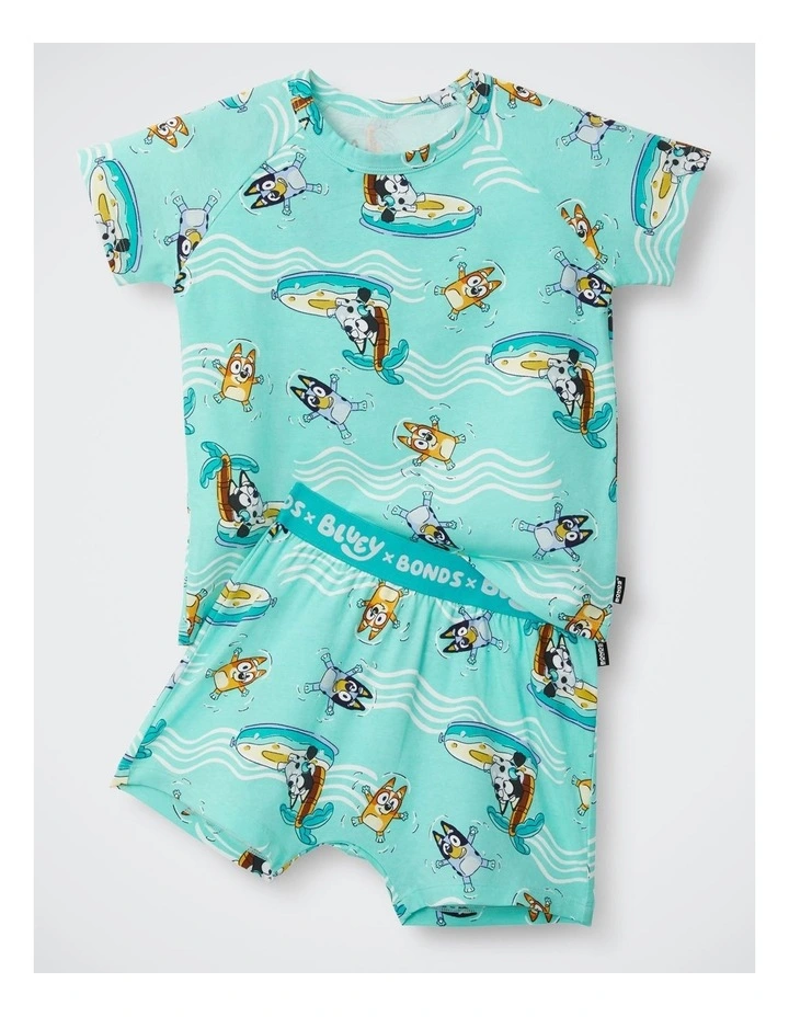 Bluey x Bonds Tee Sleep Set in Print Jvu image 1