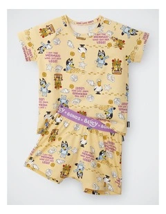 Bluey x Bonds Tee Sleep Set in Print Zwh