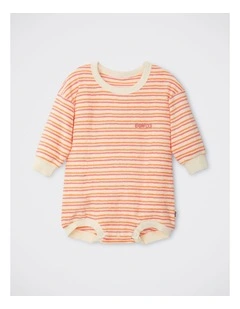 Baby Terry Slouchy Suit in Stripe T17
