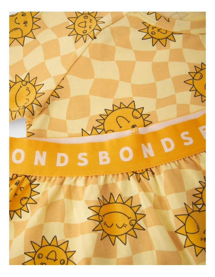 Kids Tee Sleep Set in Checky Sun image 3
