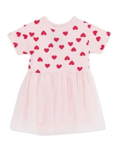 Dance Tutu Tee Dress in Mon Cheri Pink