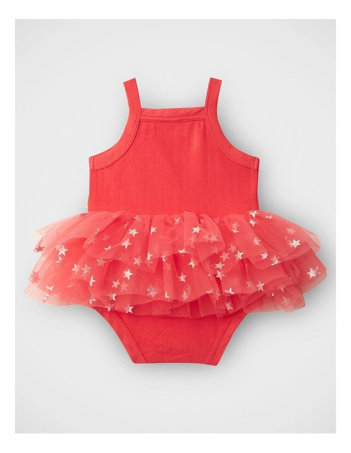 Baby Pointelle Tutu Suit in image 2