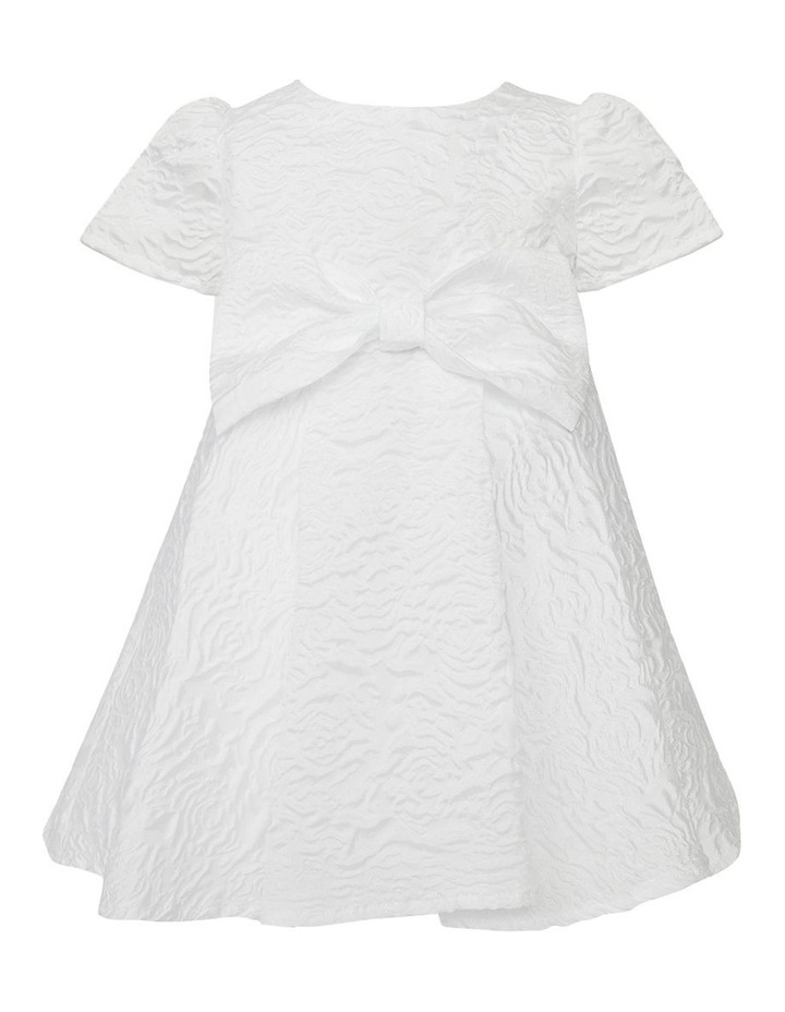 Isla Bow Dress Orchid White
