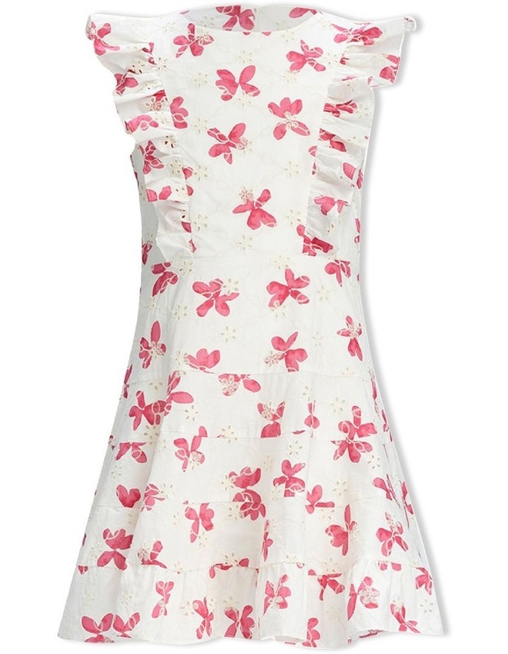 Sadie Broderie Mini Dress In Pink/