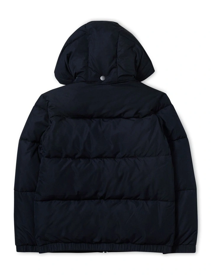 Puffer Jacket in Black image 2