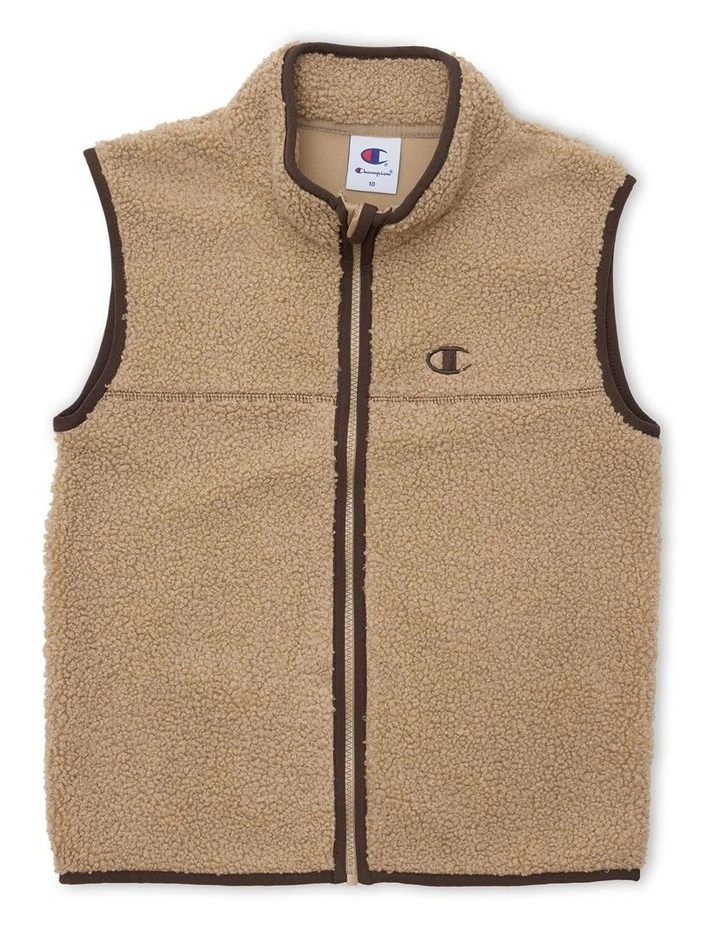 Sherpa Vest in Beige image 1