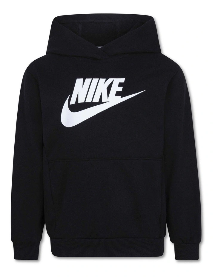 Sportswear Club French Terry Pull Over in Black image 1